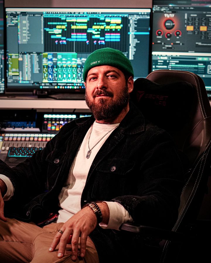 Ben Jacquier dans son studio