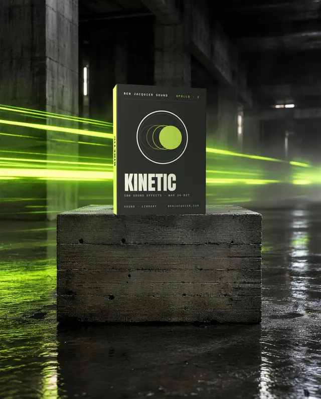 Kinetic sound pack box by Ben Jacquier