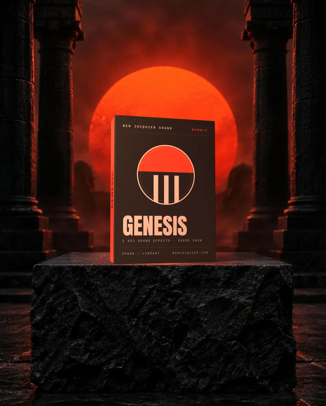 Genesis sound pack box by Ben Jacquier